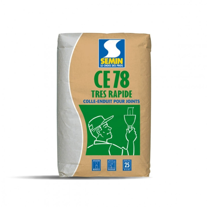 Enduit de joint, CE 78 1/2h (sac de 25 kg)