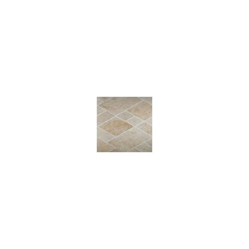 Travertin beige vieilli, dalle de 40.6x61x3 cm (1er mix)