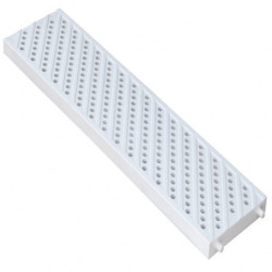 GRILLE PIET-PISC PVC 130X500 BLANCHE