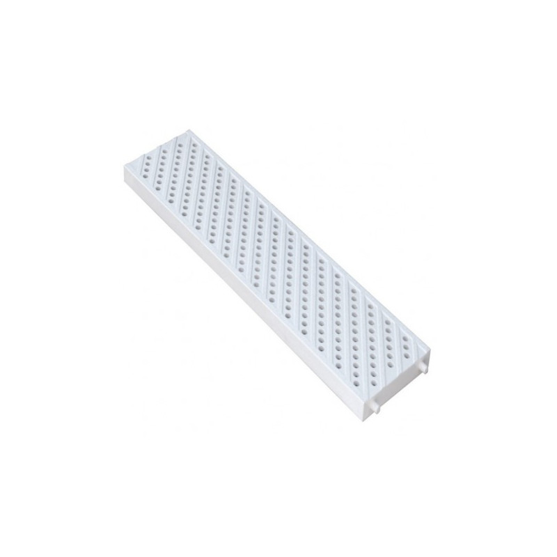GRILLE PIET-PISC PVC 130X500 BLANCHE