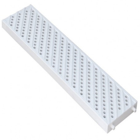 GRILLE PIET-PISC PVC 130X500 BLANCHE