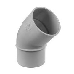 COUDE MF DIAM. 50 A 45 DEGRE  GRIS