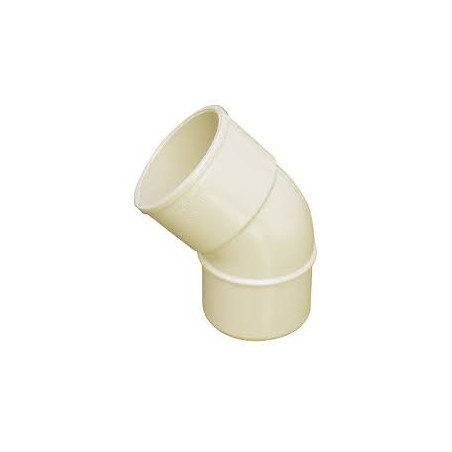 COUDE MXF 45 DEGRE  DIAM.80 3.2MM SABLE