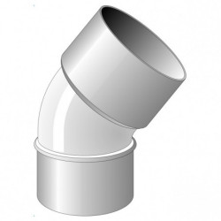 COUDE MXF A 22 DEGRE 30 DIAM 100 MM