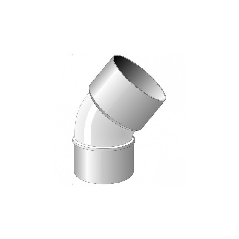 COUDE MXF A 22 DEGRE 30 DIAM 100 MM