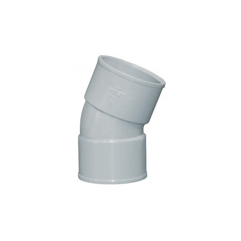 COUDE FXF A 22 DEGRE 30 DIAM 100 MM