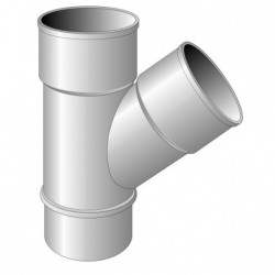 CULOTTE MXF A 45 DEGRE  DIAM. 100 MM