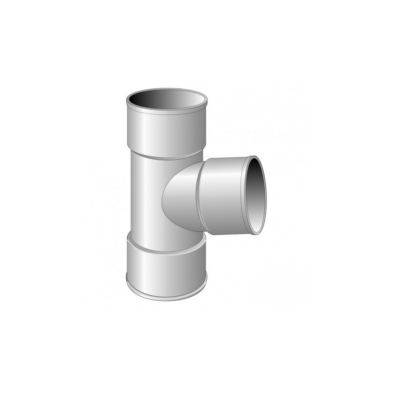 TE PIED DE BICHE FXF A 87 DEGRE 30 DIAM. 100 MM