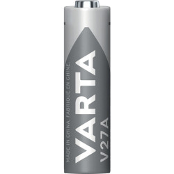 Pile spéciale Alkaline V27A/LR 27 - Varta - 12 V  - Conditionnement : Brochable - Libre service - Vendus par 10