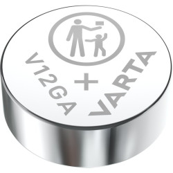 Pile spéciale Alkaline LR43 - Varta - 1,5 V - Blister x2 - Type de pile : LR43 - V12GA - 186 - Vendus par 10