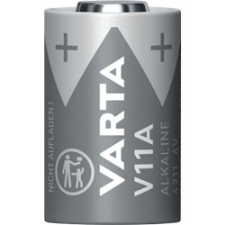Pile spéciale Alkaline V11A - Varta - 6V - Blister x1 - Type de pile : MN11 - GP11A - Technologie : Alcaline - Vendus par 10