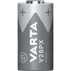 Pile spéciale Alkaline 4SR44/V28PPX - Varta - 6V - Blister x1 - Type de pile : 4SR44 - V28PX - Vendus par 10