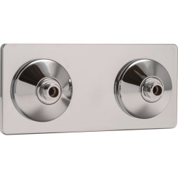 Platine de fixation R-Fix lavabo M3/8" à glissement 16 - Riquier - Embout raccordement : Mâle