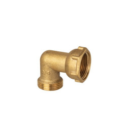 Raccord - Laiton - Mâle et Femelle - Filetage mâle : 3/4" (20 x 27) - Filetage femelle : 3/4" (20 x 27) - 1Pc - Vendus par 10