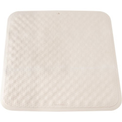 Tapis de douche - 52 x 52 cm - Couleur : Blanc - 520mm