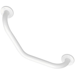 Barre acier époxy blanc Godonnier - Barre coudée 40 cm - 135° - 65mm