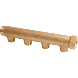 Collecteur - Mâle / Femelle - Filetage 3/4” - Nombre de sorties : 2 sorties - 50mm - 108.5mm