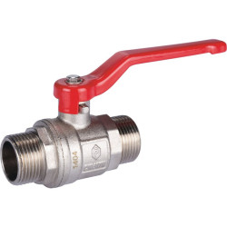 Vanne d'arrosage mâle / mâle - Capvert - Laiton - Filetage de raccordement : MM 3/4" (20x27)