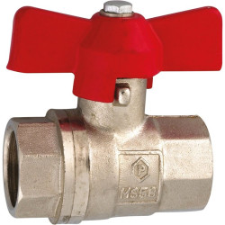 Vanne à sphère femelle / femelle - Capvert - Filetage de raccordement : FF 3/4" (20x27)