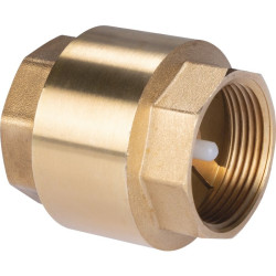 Clapet anti-retour femelle - Capvert - Laiton - Filetage entrée : F 1"1/4 (33 x 42)