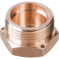 Bouchon mâle à joint plat - A visser - Banides - Type de gaz : Naturel