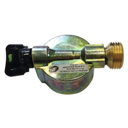 Vanne adaptateur pour valve - Adaptateur valve - Diamètre 20 mm - Type de gaz : Butane, Propane