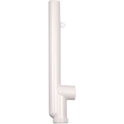 Siphon plastique blanc - Nicoll - Diamètre entrée : F 40 mm