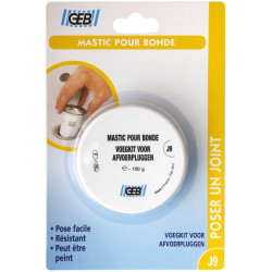 Mastic pour bonde Geb - 100 g - Teinte : Beige