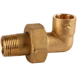 Raccord coudé à souder - Laiton - Mâle - 98GCU - Filetage mâle : 3/4" (20 x 27)