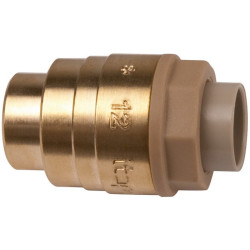 Bouchon rapide - Laiton - Femelle - Diamètre femelle : 18 mm