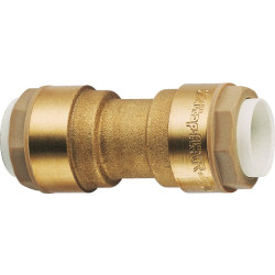 Raccord union droit - Laiton - Femelle - Diamètre femelle : 16 - 16 mm