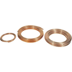 Tube cuivre recuit - En couronne - 16mm - 10m - 1Pc