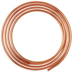 Tube recuit - Longueur 5 m - Diamètre extérieur 12 mm - 10mm