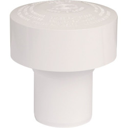 Clapet équilibreur de pression PVC blanc - Ø 50 mm - Durgo - 95mm