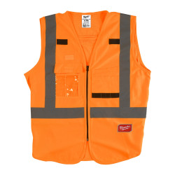 Gilet haute visibilte orange - L-XL - 1 pc