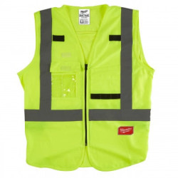 Gilet haute visibilte jaune - S-M - 1 pc