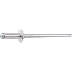 Rivet tête plate - Rifix - 20mm - 4mm - 500Pc - Type de rivet : Rivet aveugle