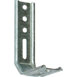 Équerre nervurée pour menuiserie - 100mm - 70mm - 30mm