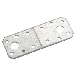 Connecteur plat - Alberts - 96mm - 35mm - Matière : Acier