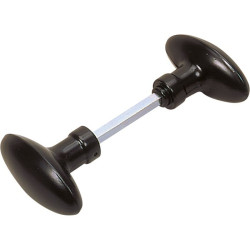 Bouton double Ovoide - Largeur carré : 7 mm - 90mm