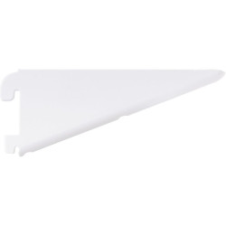 Console double acier - Mermier - 320 mm - Couleur : Blanc