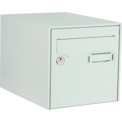 Boîte aux lettres individuelle - Loft acier - Decayeux - Blanc signalisation