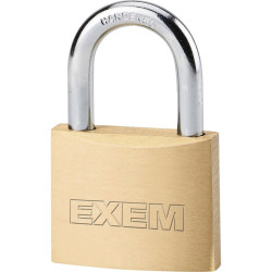 Cadenas laiton à clés s'entrouvrant - 18mm - 30mm - Couleur : Beige