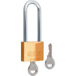 Cadenas laiton massif anse longue série 65 Abus - Anse 40 mm - Longueur 40 mm - 63mm
