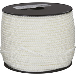 Drisse polyamide tressé blanc - 4mm - 100m - 290kg - 1Pc