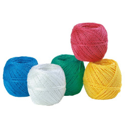 Ficelle polypropylène couleur Corderies Tournonaises - Longueur 90 m - Vendu par 10 - 33kg - 100g