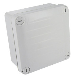 Boîte de dérivation Plexo carrée 105 x 105 mm Legrand - 7 entrées non perforées - Blanc - Vendus par 5