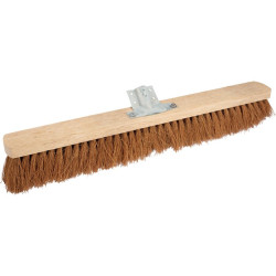 Balai industriel coco - Outibat - Longueur 60 cm - Matière : Bois, Fibre naturelle