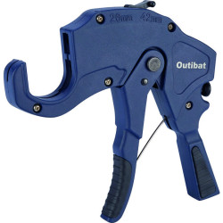 Coupe tube plastique éléphant - Outibat - Diamètre tube maxi 42 mm - 209mm - 201mm