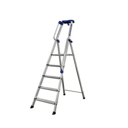 Escabeau aluminium X-Step - Duarib - 4 marches - 150kg - 0.5m - 7.8kg